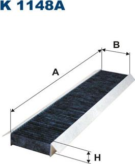 Filtron K1148A - Filter, kupéventilation xdelar.se