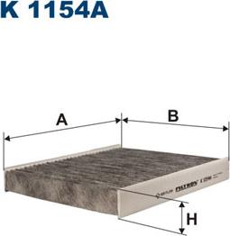 Filtron K1154A - Filter, kupéventilation xdelar.se