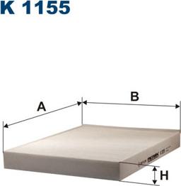 Filtron K1155 - Filter, kupéventilation xdelar.se