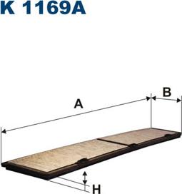 Filtron K1169A - Filter, kupéventilation xdelar.se