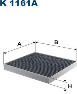 Filtron K1161A - Filter, kupéventilation xdelar.se