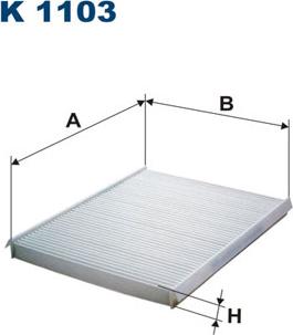 Filtron K1103 - Filter, kupéventilation xdelar.se