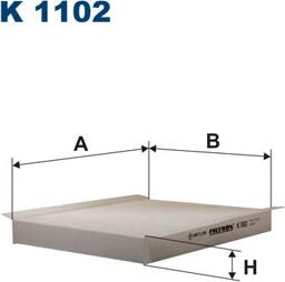 Filtron K1102 - Filter, kupéventilation xdelar.se