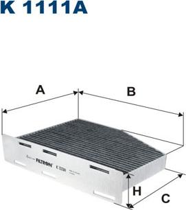 Filtron K1111A - Filter, kupéventilation xdelar.se