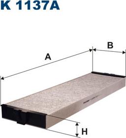 Filtron K1137A - Filter, kupéventilation xdelar.se