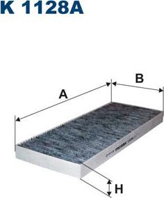 Filtron K1128A - Filter, kupéventilation xdelar.se