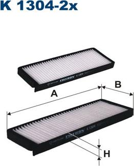 Filtron K1304-2x - Filter, kupéventilation xdelar.se