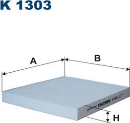 Filtron K1303 - Filter, kupéventilation xdelar.se