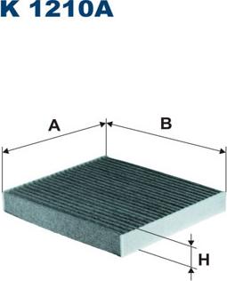 Filtron K1210A - Filter, kupéventilation xdelar.se