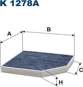 Filtron K1278A - Filter, kupéventilation xdelar.se