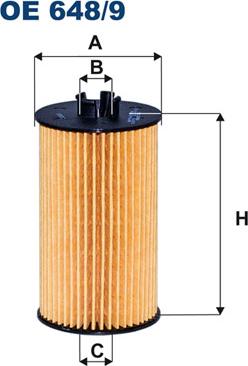 Filtron OE648/9 - Oljefilter xdelar.se