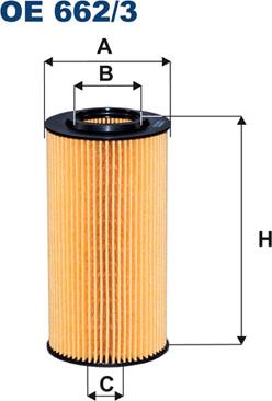 Filtron OE662/3 - Oljefilter xdelar.se