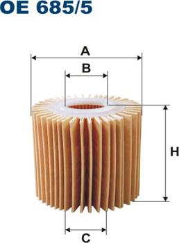 Filtron OE685/5 - Oljefilter xdelar.se