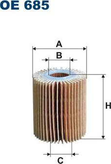 Filtron OE685 - Oljefilter xdelar.se