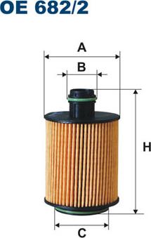 Filtron OE682/2 - Oljefilter xdelar.se