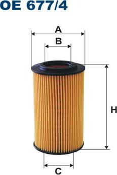 Filtron OE677/4 - Oljefilter xdelar.se