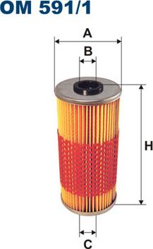 Filtron OM591/1 - Oljefilter xdelar.se