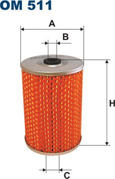 Filtron OM511 - Oljefilter xdelar.se