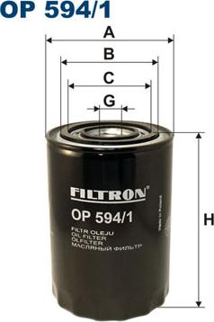 Filtron OP594/1 - Oljefilter xdelar.se