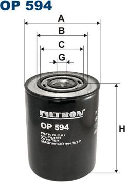 Filtron OP594 - Oljefilter xdelar.se