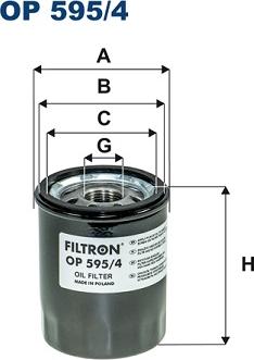 Filtron OP595/4 - Oljefilter xdelar.se