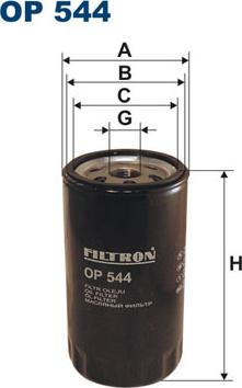 Filtron OP544 - Oljefilter xdelar.se