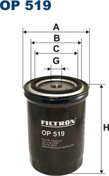 Filtron OP519 - Oljefilter xdelar.se