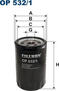 Filtron OP532/1 - Oljefilter xdelar.se