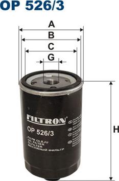 Filtron OP526/3 - Oljefilter xdelar.se