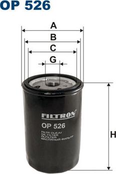 Filtron OP526 - Oljefilter xdelar.se