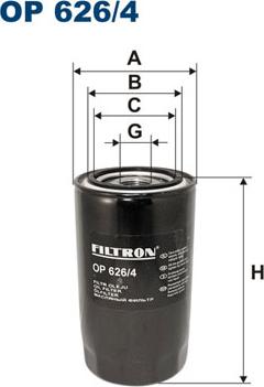 Filtron OP626/4 - Oljefilter xdelar.se