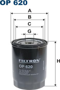 Filtron OP620 - Oljefilter xdelar.se