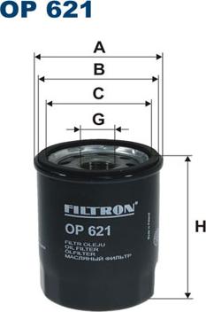 Filtron OP621 - Oljefilter xdelar.se