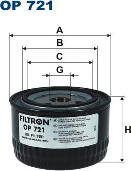 Filtron OP721 - Hydraulikfilter, automatväxel xdelar.se