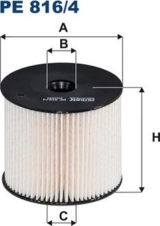 Filtron PE816/4 - Bränslefilter xdelar.se