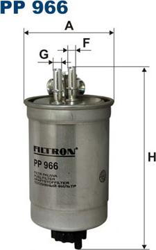 Filtron PP966 - Bränslefilter xdelar.se