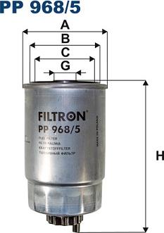 Filtron PP968/5 - Bränslefilter xdelar.se