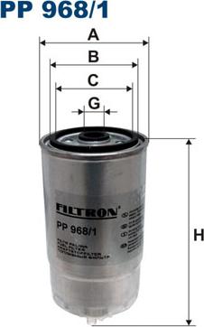 Filtron PP968/1 - Bränslefilter xdelar.se