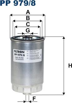 Filtron PP 979/8 - Bränslefilter xdelar.se