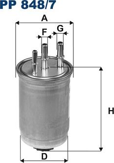 Filtron PP 848/7 - Bränslefilter xdelar.se