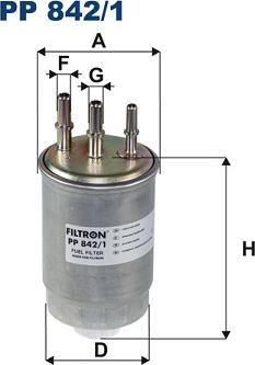 Filtron PP 842/1 - Bränslefilter xdelar.se