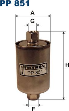 Filtron PP851 - Bränslefilter xdelar.se