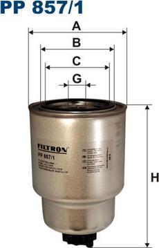 Filtron PP857/1 - Bränslefilter xdelar.se