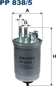 Filtron PP838/5 - Bränslefilter xdelar.se