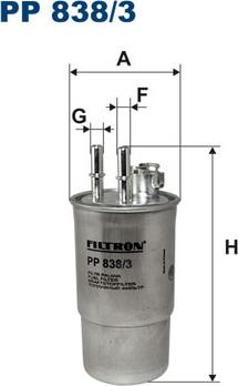 Filtron PP838/3 - Bränslefilter xdelar.se