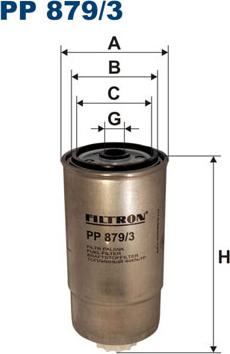 Filtron PP879/3 - Bränslefilter xdelar.se