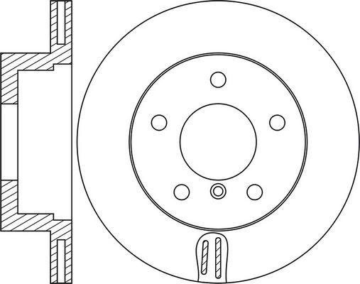 Febi Bilstein 23536 - Bromsskiva xdelar.se