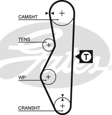 Gates 5521 - Kuggrem xdelar.se