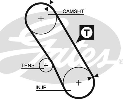 Gates K045309XS - Tand / styrremssats xdelar.se