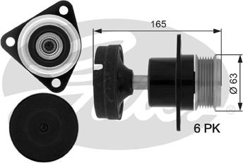 Gates OAP7050 - Remskiva, generator xdelar.se